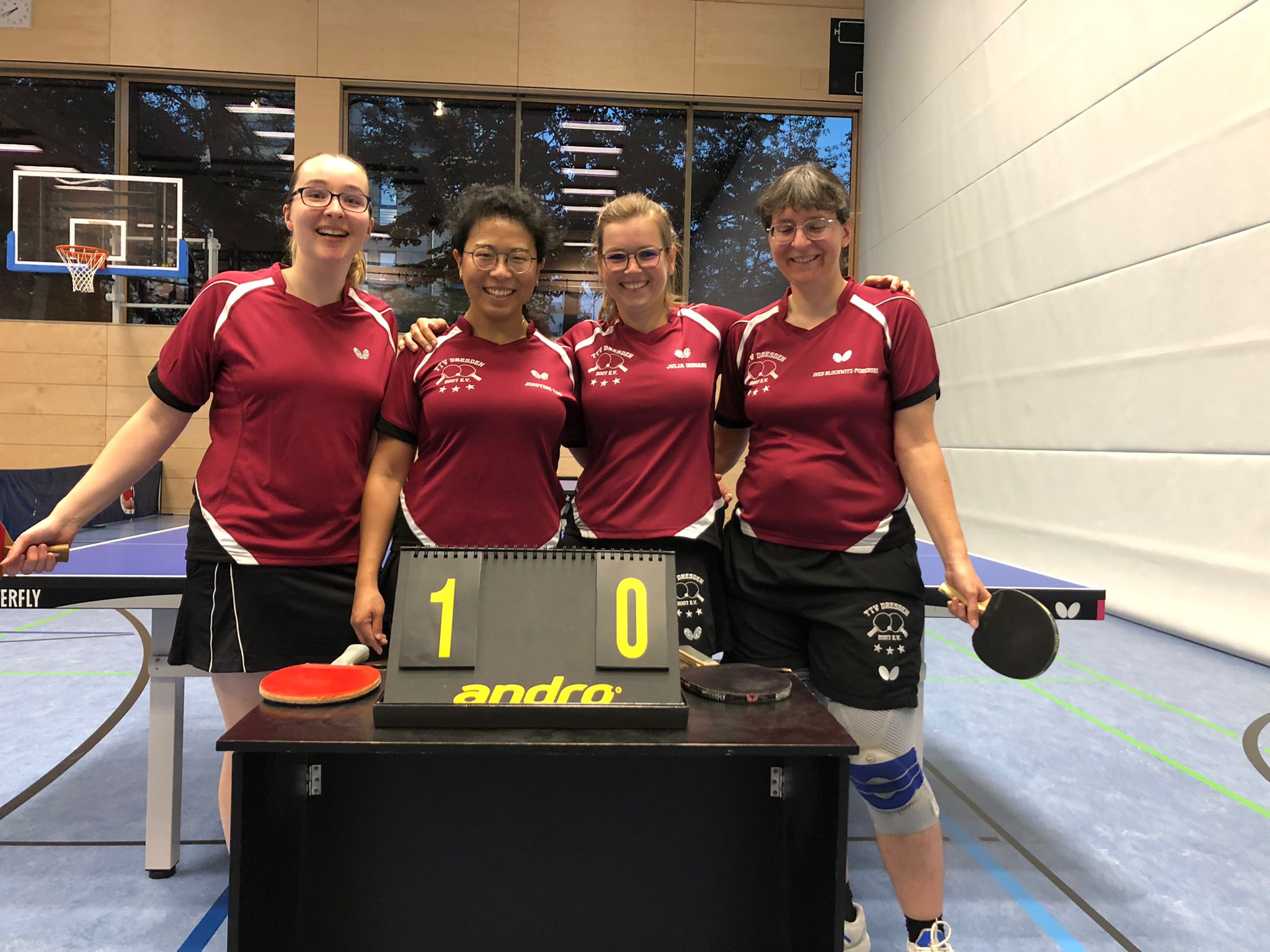 Tischtennis in Dresden - TTV Damen 1. Mannschaft